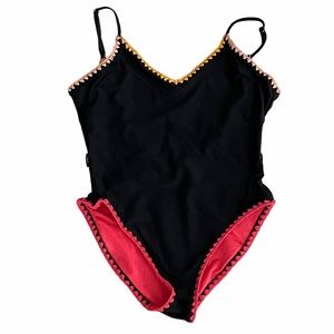 O’RAGEOUS One Piece Black Swimsuit Size S